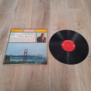 TONY BENNETT I Left My Heart In San Francisco Vinyl Record Album Vintage Used